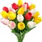 20 Pcs Multi-Color Real Touch Artificial Tulips – PU Faux Flowers for Wedding, Easter & Home Decorations
